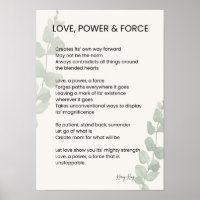 Liebe, Power, Kraft Gedichte