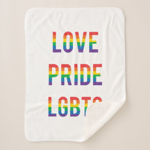 Liebe Pride LGBTQ Sherpadecke
