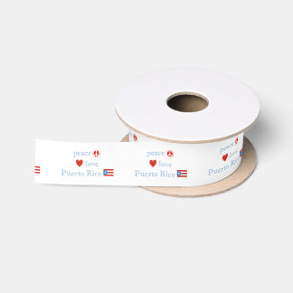 Liebe Puerto Rico Herz Puerto Rico Fahne Satinband
