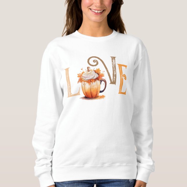 Liebe Pumpkin Gewürz T - Shirt (Vorderseite)