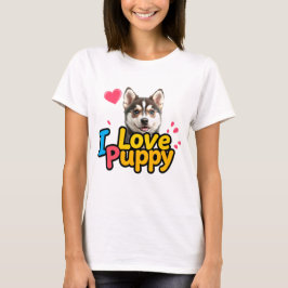 Liebe Puppy - Adorable Hunde Lover Design T-Shirt
