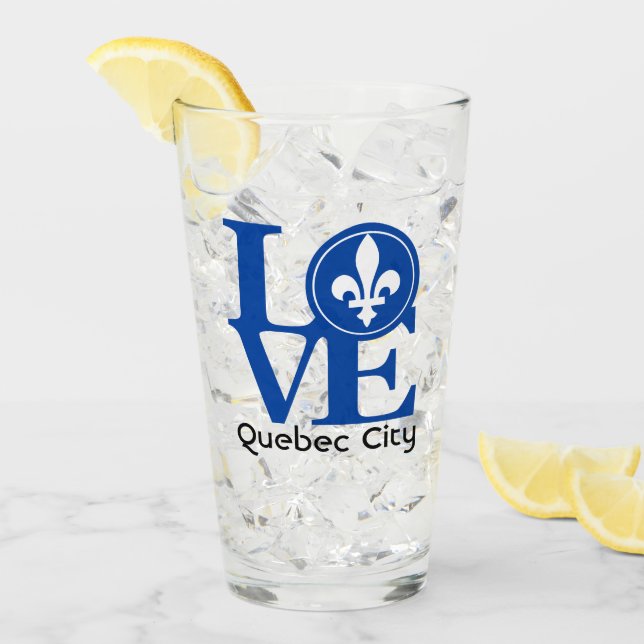 LIEBE Quebec Glas (Vorderseite Ice)