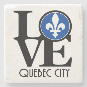 LIEBE Quebec Steinuntersetzer