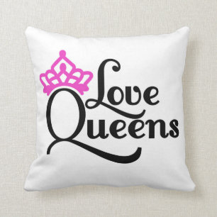 Liebe Queens dekoratives Kissen