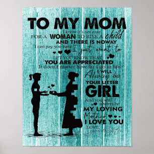 Liebe-Quotes für andere   Auf meinen Mama schreibe Poster