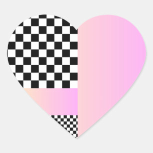 Liebe-Racing-Sticker Herz-Aufkleber