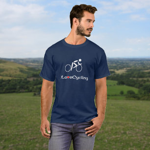 Liebe Radfahrer-Slogan T-Shirt