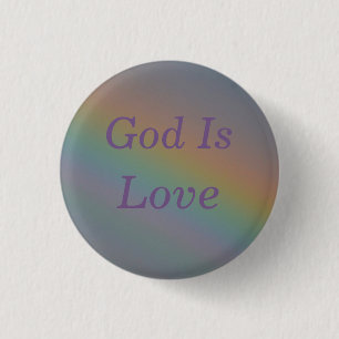Liebe Rainbow Button