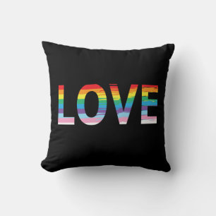 LIEBE-Rainbow-LGBTQIA-Flag, Priesterbrief Kissen