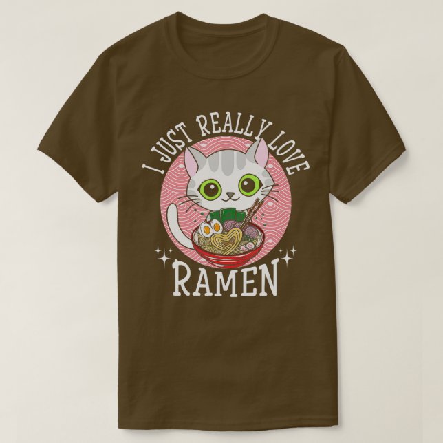 Liebe Ramen Japanisch Noodles Shirt Kawaii Anime C (Design vorne)