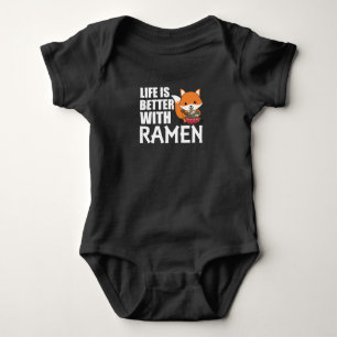 Liebe Ramen Niedlich Fox Kawaii Füchse Baby Strampler