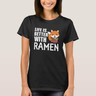 Liebe Ramen Niedlich Fox Kawaii Füchse T-Shirt