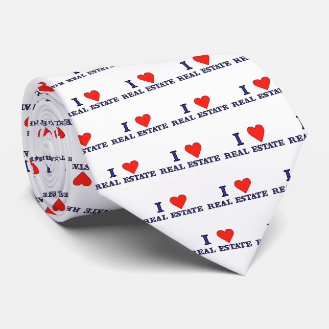 Liebe Real Anwesen Neck Tie Krawatte (Gerollt)
