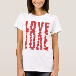 Liebe Reflektion T-Shirt