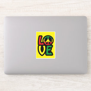 Liebe Reggae Musik Symbol Reggae Aufkleber Reggae