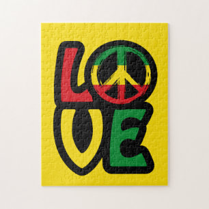 Liebe Reggae Peace Symbol Reggae