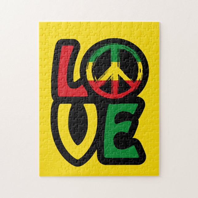 Liebe Reggae Peace Symbol Reggae (Vertikal)