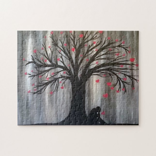 Liebe regiert hinunter Puzzlespiel (Horizontal)