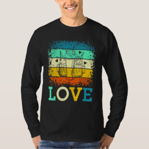 Liebe Retro Milkshake Chocolate Dessert Sweet Toot T-Shirt