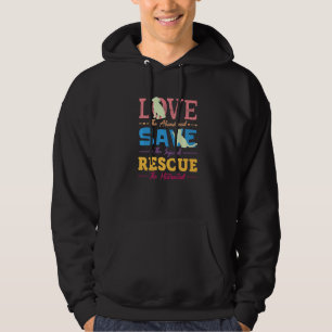 Liebe Retten Tierschutz Hund Katze Tiere Unterstüt Hoodie
