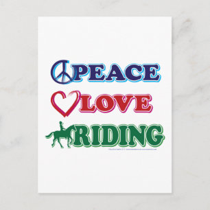 Liebe-Riding Postkarte