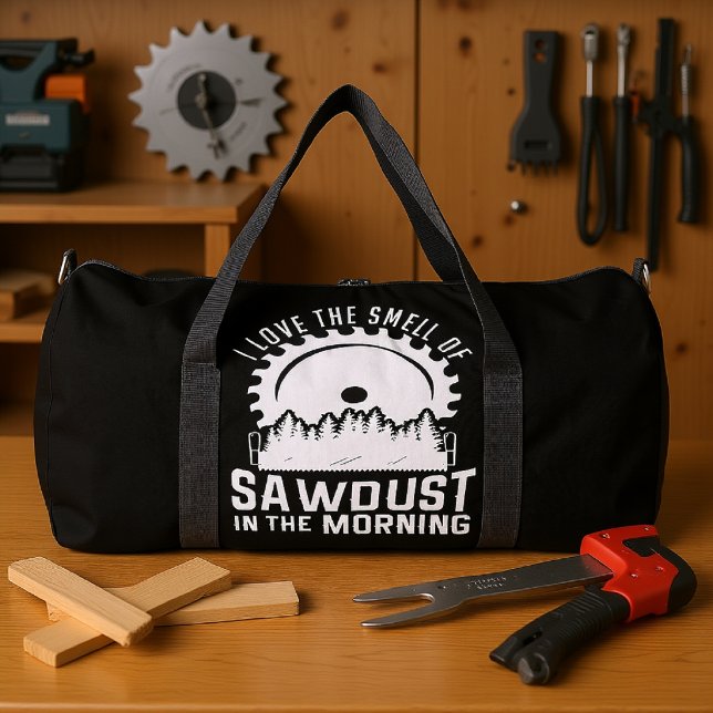  Liebe riecht Sägemehl Morgen  Duffle Bag (Von Creator hochgeladen)