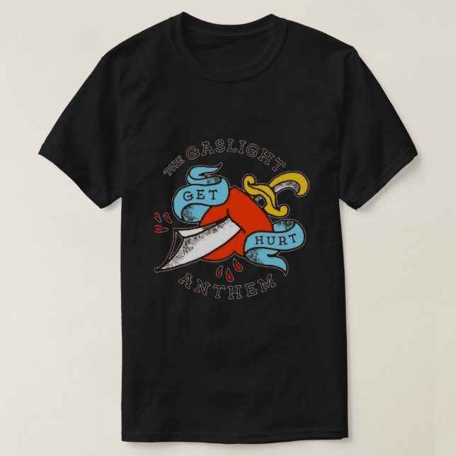Liebe Rock Band Gaslight Anthem Tour Geschenk T-Shirt (Design vorne)