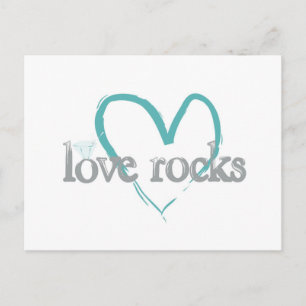 Liebe Rocks Postkarte