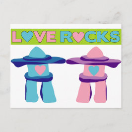 Liebe Rocks Postkarte