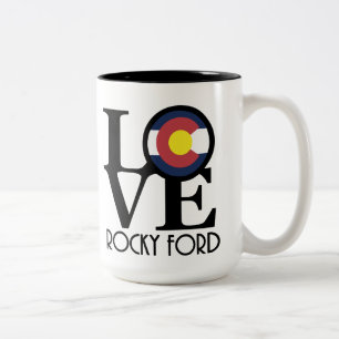 LIEBE Rocky Ford 15oz Zweifarbige Tasse