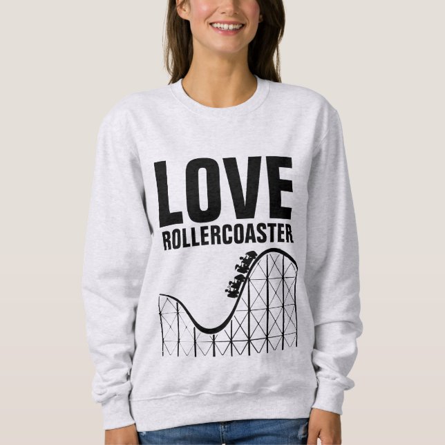 LIEBE ROLLERCOASTER VINTAGE T - SHIRT (Vorderseite)