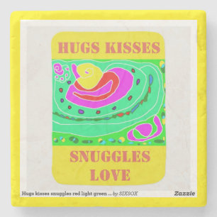 LIEBE ROMANCE WELCOME ZUHAUSE STEINUNTERSETZER