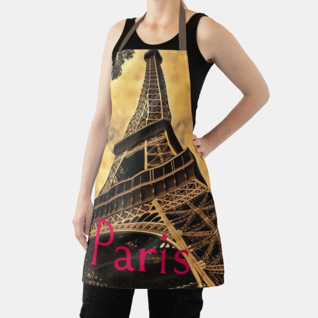 Liebe & Romantik Stadt Paris Eiffelturm Frankreich Schürze (InSitu)