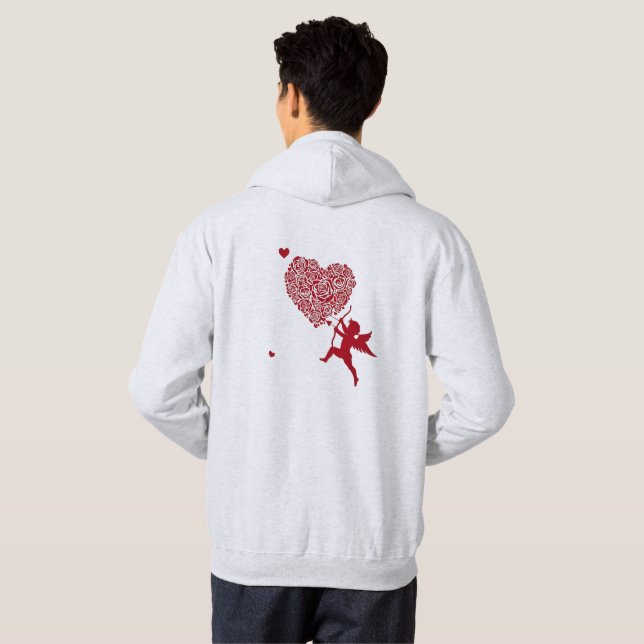 Liebe & Romantik - Valentinstag-Special Hoodie (Schwarz voll)
