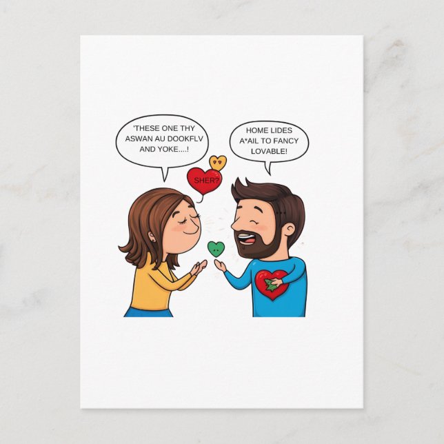 Liebe & Romantik - Valentinstag-Special Postkarte (Vorderseite)