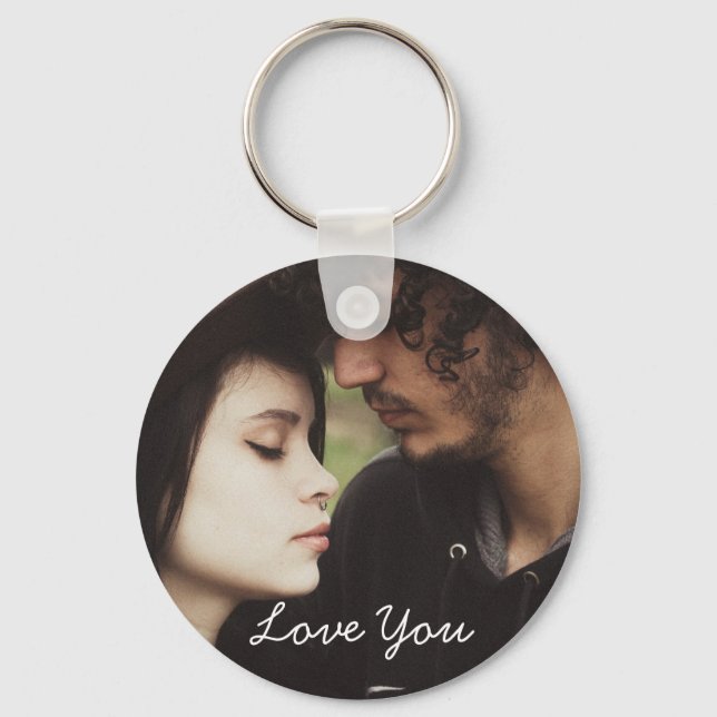 Liebe, Romantisches Geschenk, Foto Schlüsselanhänger (Vorderseite)