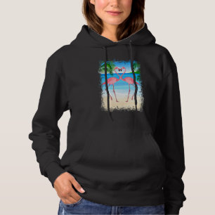 Liebe Rosa Flamingos Vögel des Paradieses Hoodie
