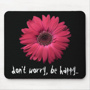 LIEBE ROSA Gerbera MAUSUNTERLAGE Mousepad