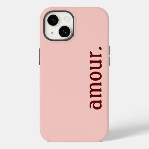 "Liebe", rosa iPhone. Case-Mate iPhone 14 Hülle