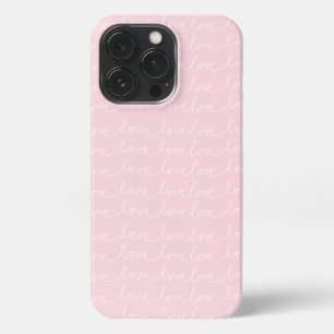 Liebe rosa Telefongehäuse iPhone 13 Pro Hülle
