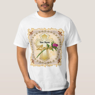 Liebe Rose Christlicher T - Shirt
