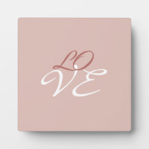 Liebe Rose Gold-Farbkalligrafie