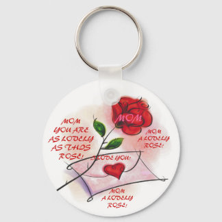 LIEBE ROSE! Schlüsselkette Schlüsselanhänger