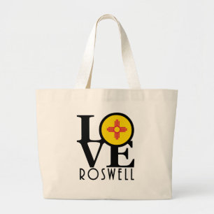 LIEBE Roswell New Mexico Jumbo Stoffbeutel