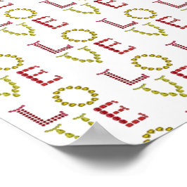 Liebe, rot und gelb poster