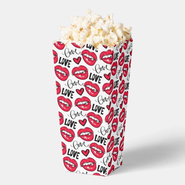 Liebe Rote Lippen Geschenkschachtel (Geplatzt)