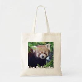 Liebe-rote Pandas Tragetasche