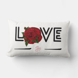 Liebe Rote Rose Valentinstag Geschenk Lendenkissen