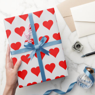 Liebe Rotes Herz Geschenkpapier