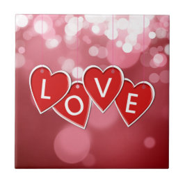 Liebe Rotes Herz schreiben Fliese